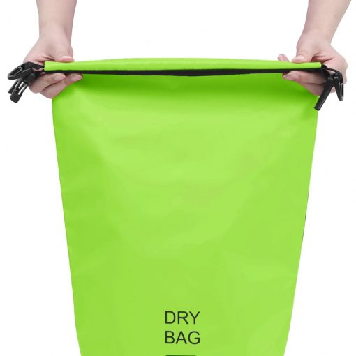 Torba Dry Bag zelena 10 L PVC