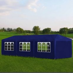 Vrtni šotor 3x9 m moder