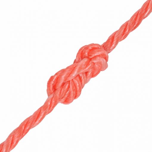 Zvita vrv polipropilen 10 mm 100 m oranžna