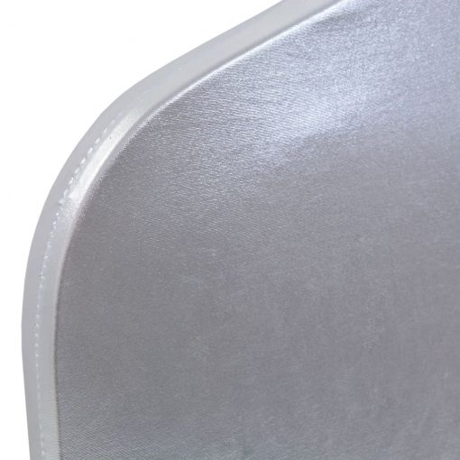Prevleke za stol raztegljive 6 kosov srebrne barve