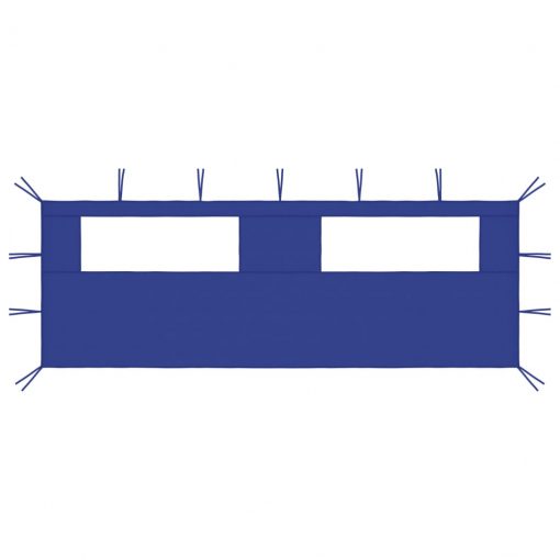 3070414 Gazebo Sidewall with Windows 6x2 m Blue (315303)