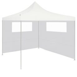 3070416 Gazebo Sidewall with Windows 6x2 m White (315305)