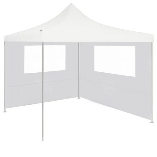 3070424 Gazebo Sidewall with Windows 4x2 m White (315313)