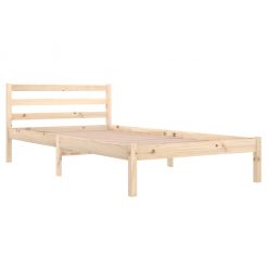 810420 Bed Frame Solid Wood Pine 100x200 cm