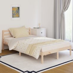 810425 Bed Frame Solid Wood Pine 120x200 cm