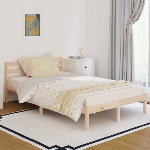 810425 Bed Frame Solid Wood Pine 120x200 cm
