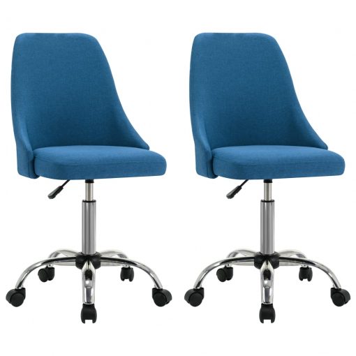 Jedilni stoli 2 kosa modro blago