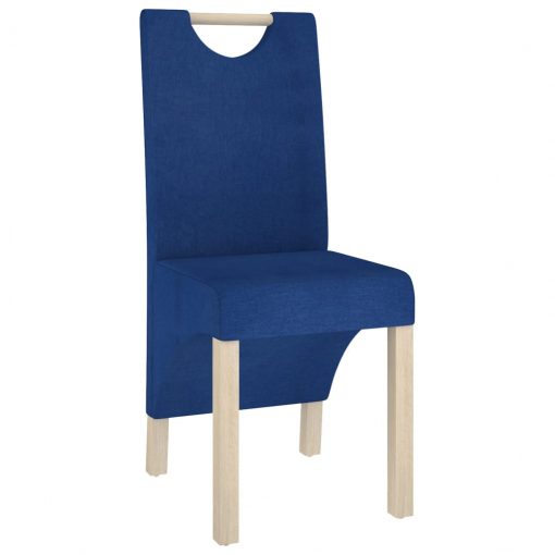 Jedilni stoli 6 kosov modro blago