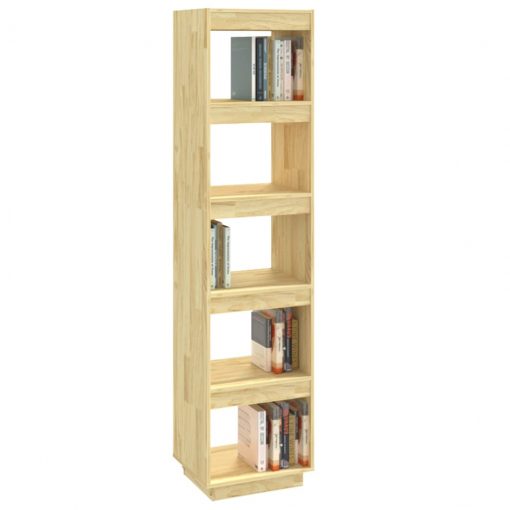 Knjižna omara za razdelitev prostora 40x35x167 cm borovina