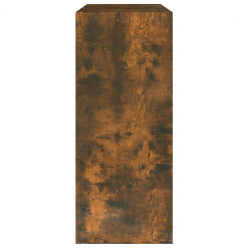 Knjižna omara/pregrada dimljeni hrast 80x30x72 cm iverna plošča