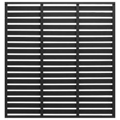 Ograjni panel WPC 180x180 cm črn
