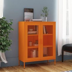 Omara za shranjevanje oranžna 80x35x101