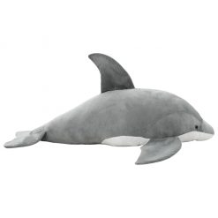 Plišasta igrača delfin siv