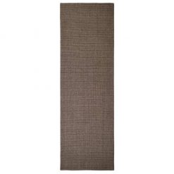 Preproga naravni sisal 80x250 cm rjava