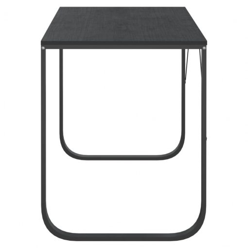 Računalniška miza črna 110x60x73 cm iverna plošča