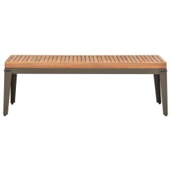 Vrtna klubska mizica 110x55x36 cm trden akacijev les