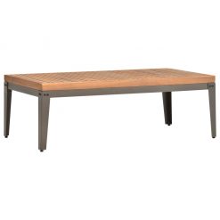 Vrtna klubska mizica 110x55x36 cm trden akacijev les