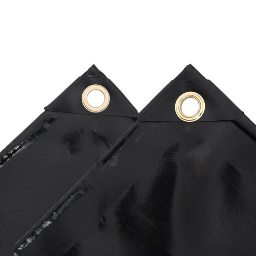 Zaščitna ponjava 650 g/m² 5x6 m črna