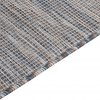 Zunanja preproga ploščato tkanje 100x200 cm rjava in črna