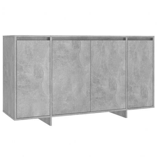 komoda betonsko siva 135x41x75 cm iverna plošča