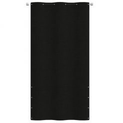 Balkonsko platno črno 120x240 cm tkanina Oxford
