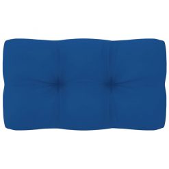 Blazina za kavč iz palet kraljevsko modra 70x40x10 cm