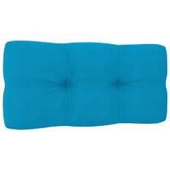 Blazina za kavč iz palet modra 80x40x10 cm