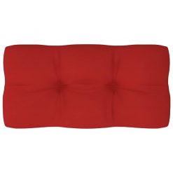 Blazina za kavč iz palet rdeča 80x40x10 cm