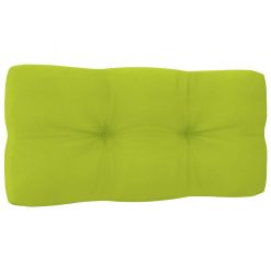 Blazina za kavč iz palet svetlo zelena 80x40x10 cm