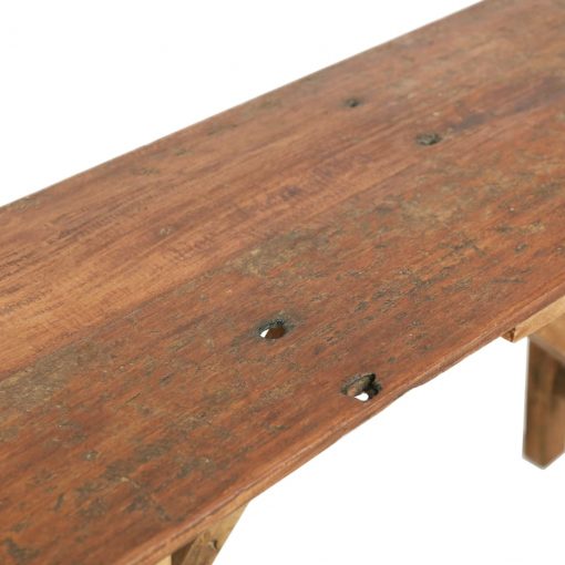 Konzolna mizica 130x40x80 cm trden predelan les