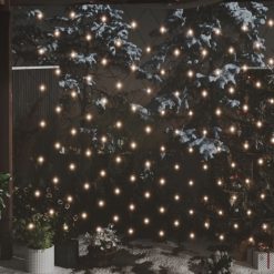 Novoletna svetlobna mreža toplo bela 4x4 m 544 LED lučk