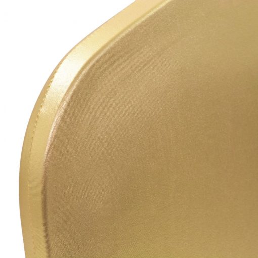Prevleke za stol raztegljive 25 kosov zlate barve