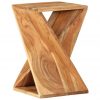 Stranska mizica 35x35x55 cm trden akacijev les