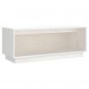 TV omarica bela 90x35x35 cm trdna borovina