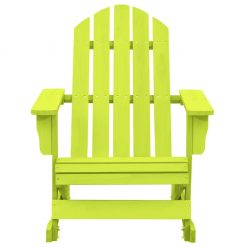 Vrtni gugalni stol Adirondack trden les jelke zelen