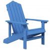 Vrtni stoli Adirondack 2 kosa HDPE aqua modri