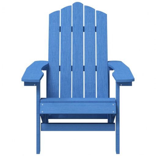 Vrtni stoli Adirondack 2 kosa HDPE aqua modri