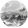 WallArt Okrogla tapeta Landscape of Guadeloupe 190 cm