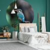 WallArt Okrogla tapeta The Kingfisher 190 cm