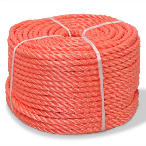 Zvita vrv polipropilen 10 mm 250 m oranžna