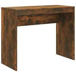 Pisalna miza dimljeni hrast 90x40x72 cm konstruiran les