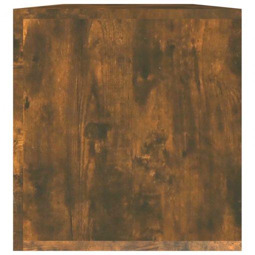 Škatla za shranjevanje plošč dim. hrast 71x34x36cm konst. les