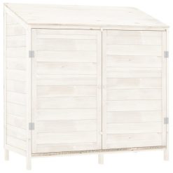 Vrtna lopa bela 102x52x112 cm trden les jelke