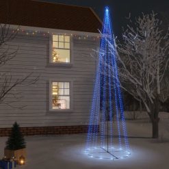  Božično drevesce stožec 1134 modrih LED diod 230x800 cm