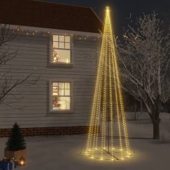  Božično drevesce stožec 1134 toplo belih LED diod 230x800 cm