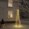  Božično drevo s konico 108 toplo belih LED diod 180 cm