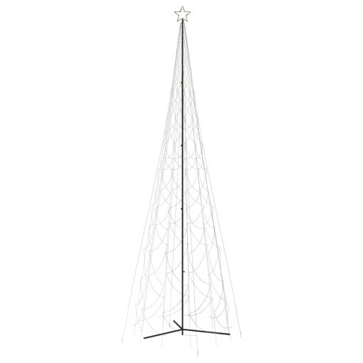 Novoletna jelka stožec 3000 toplo belih LED lučk 230x800 cm