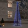 Novoletna jelka stožec 500 modrih LED lučk 100x300 cm