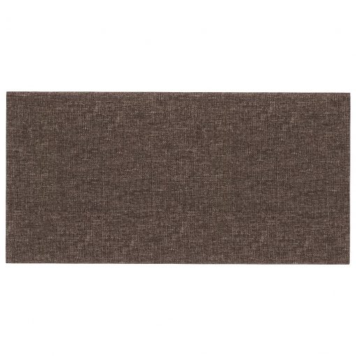 Stenski paneli 12 kosov taupe 30x15 cm blago 0