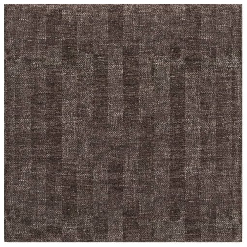 Stenski paneli 12 kosov taupe 30x30 cm blago 1